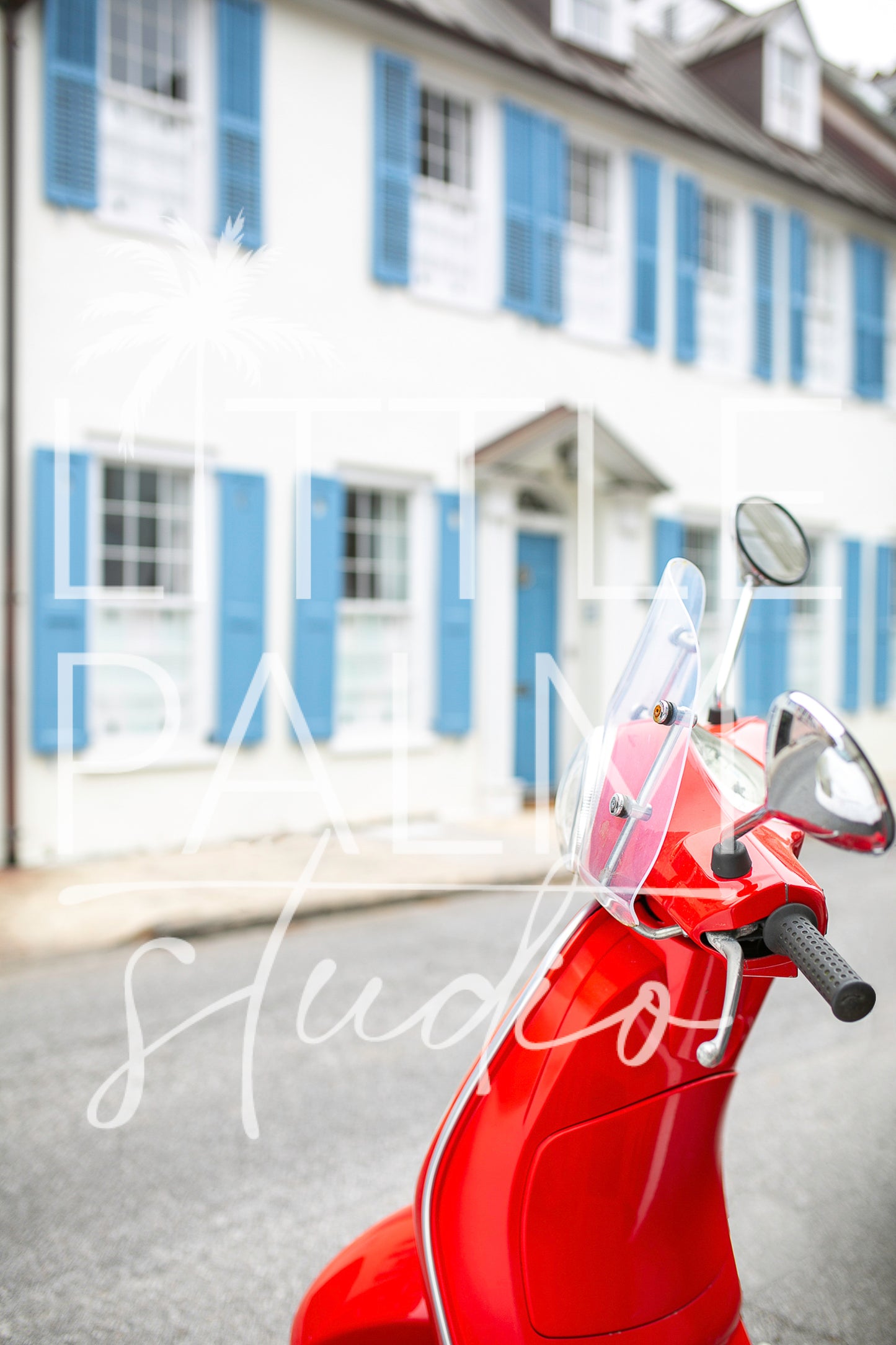 Charleston Charm - Red Vespa 1