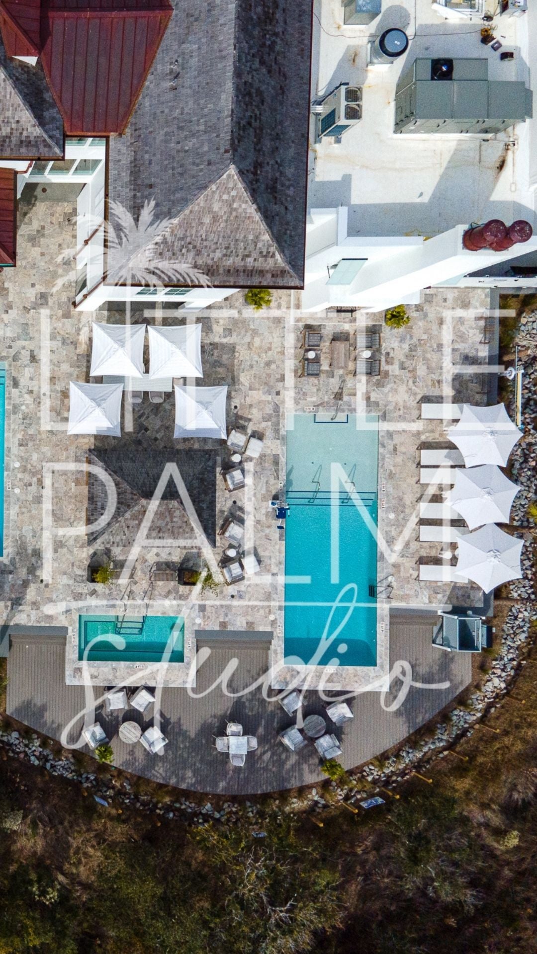 Charleston Charm - Real Estate Exteriors - Drone Luxury Pool 4